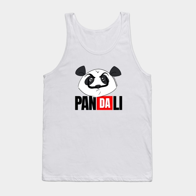 Pandali - Funny Panda T-shirt for painters Tank Top by Band of The Pand